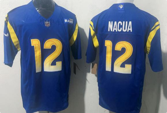 Men's Los Angeles Rams Puka Nacua Nike stitched Jersey