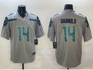 Men's Seattle Seahawks #14 Sam Darnold  2025 Vapor Limited Football Stitched Jersey