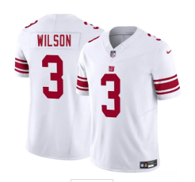 Men's New York Giants #3 Russell Wilson  2025 Vapor Untouchable Limited Football Stitched Jersey