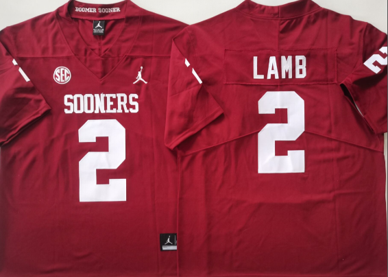 Men's Oklahoma Sooners CeeDee Lamb stitched Jersey