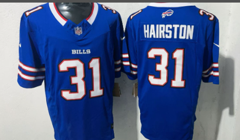 Men's Buffalo Bills #31 Maxwell Hairston Blue 2025 Draft F.U.S.E. Vapor Untouchable Limited Football Stitched Jersey
