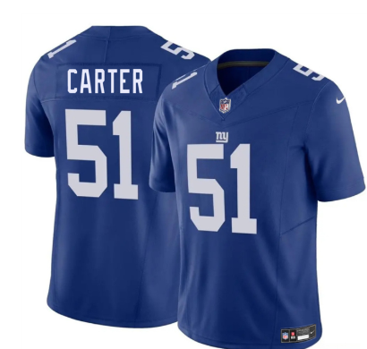 Men's New York Giants #51 Abdul Carter   Football Stitched Jersey