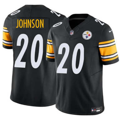 Men's Pittsburgh Steelers #20 Kaleb Johnson   Limited Football Stitched Jersey