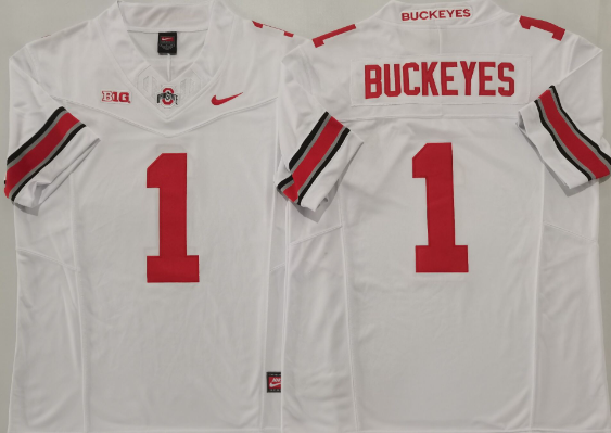 Men's Ohio State Buckeyes #1 Buckeyes   Limited Stitched Jersey
