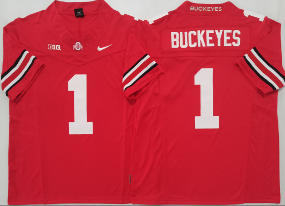 Men's Ohio State Buckeyes #1 Buckeyes   Limited Stitched Jersey