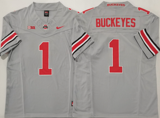 Men's Ohio State Buckeyes #1 Buckeyes   Limited Stitched Jersey