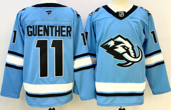 Men's Utah Hockey Club #11 Dylan Guenther Stitched Jersey