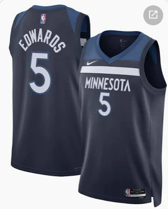 Men Minnesota Timberwolves Anthony Edwards Nike Navy Swingman