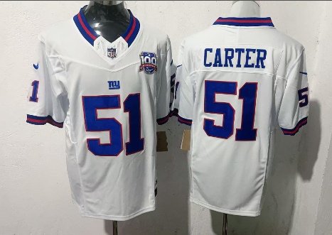 Men's New York Giants #51 Abdul Carter Football Stitched Jersey