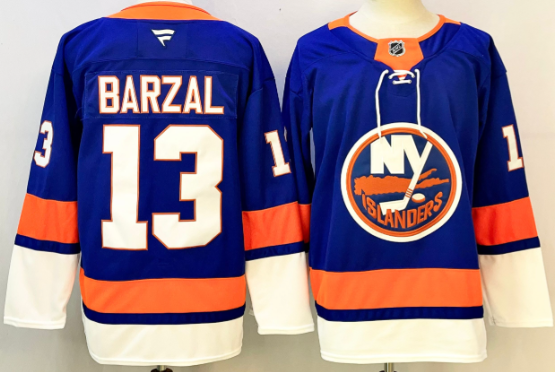 Men's Fanatics Mathew Barzal Royal New York Islanders stitched Jersey