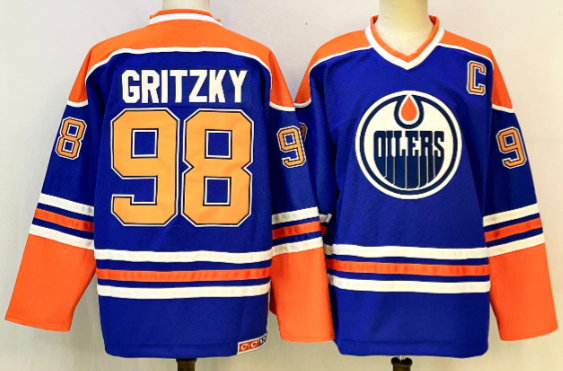men's Wayne Gretzky 2025 Final Royal Stitched Jersey