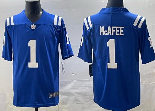 Pat McAfee Indianapolis Colts Game Jersey Royal