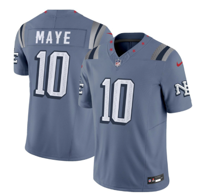 Men's New England Patriots #10 Drake Maye 2025 F.U.S.E. “Rivalries” Vapor Limited Football Stitched Jersey