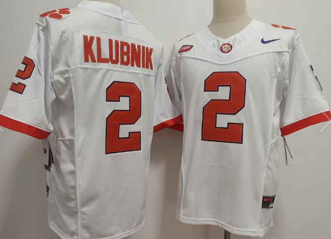 Men's Clemson Tigers #2 Cade Klubnik F.U.S.E. Stitched Football Jersey Men's Clemson Tigers #2 Cade Klubnik F.U.S.E. Stitched Football Jersey