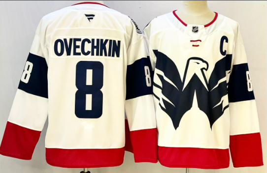 Men's Washington Capitals #8 Alex Ovechkin NEW Stitched NHL Jersey