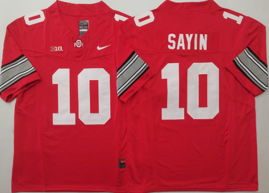 Ohio State Buckeyes Nike men's #10 Julian Sayin Stitched Jersey Ohio State Buckeyes Nike men's #10 Julian Sayin Stitched Jersey