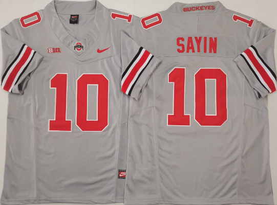 Ohio State Buckeyes Nike men's #10 Julian Sayin Stitched Jersey Ohio State Buckeyes Nike men's #10 Julian Sayin Stitched Jersey