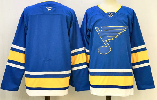 Men's St. Louis Blues Blank Blue 2025 Stitched Hockey Jersey Men's St. Louis Blues Blank Blue 2025 Stitched Hockey Jersey