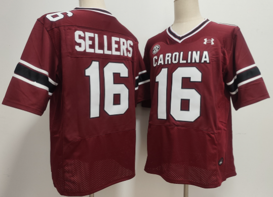 Big Size Men's South Carolina Fighting Gamecocks #16 LaNorris Sellers Stitched Jersey Big Size Men's South Carolina Fighting Gamecocks #16 LaNorris Sellers Stitched Jersey