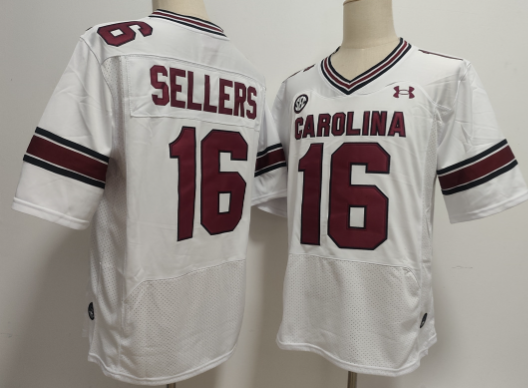 Big Size Men's South Carolina Fighting Gamecocks #16 LaNorris Sellers Stitched Jersey Big Size Men's South Carolina Fighting Gamecocks #16 LaNorris Sellers Stitched Jersey