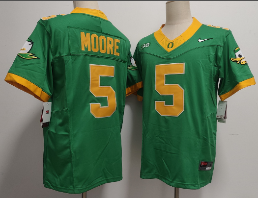 Dante #5 Moore MEN Stitched Jersey Green Dante #5 Moore MEN Stitched Jersey Green