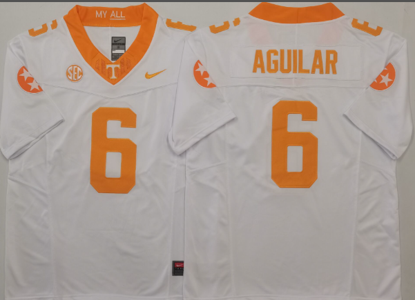 Tennessee Vols Joey Aguilar #6 jersey Tennessee Vols Joey Aguilar #6 jersey