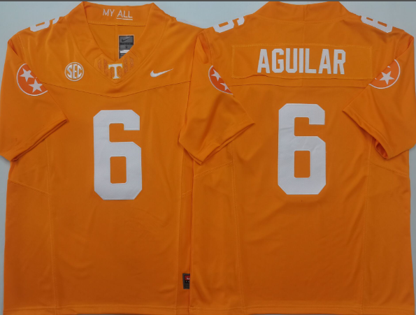Tennessee Vols Joey Aguilar #6 jersey Tennessee Vols Joey Aguilar #6 jersey