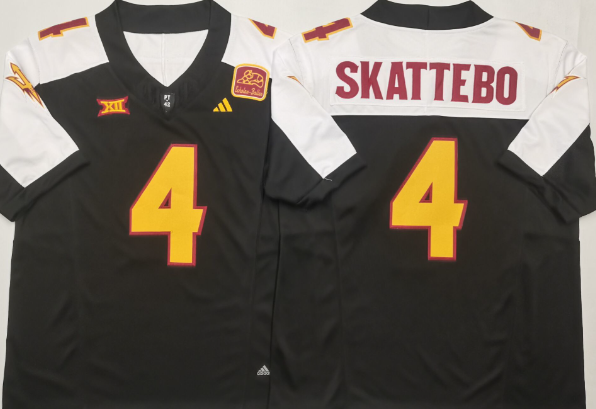Arizona Sun Devils Black #4 SKATTEBO Arizona Sun Devils Black #4 SKATTEBO