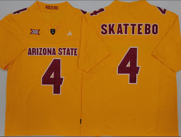 Arizona Sun Devils Black #4 SKATTEBO Arizona Sun Devils Black #4 SKATTEBO