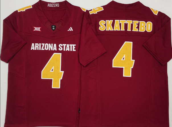 Arizona Sun Devils Black #4 SKATTEBO Arizona Sun Devils Black #4 SKATTEBO