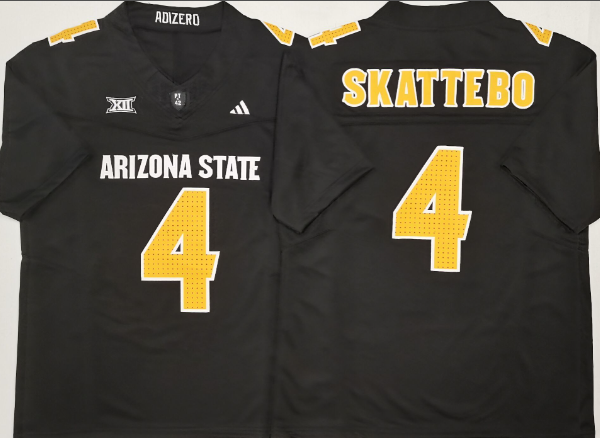 Arizona Sun Devils Black #4 SKATTEBO Arizona Sun Devils Black #4 SKATTEBO