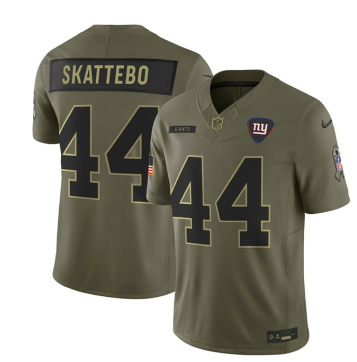 Men's New York Giants #44 Cam Skattebo Olive 2025 F.U.S.E. Salute to Service Limited Football Stitched Jersey Men's New York Giants #44 Cam Skattebo Olive 2025 F.U.S.E. Salute to Service Limited Football Stitched Jersey