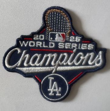 2025 World Series Champions stitched Patches 2025 World Series Champions stitched Patches