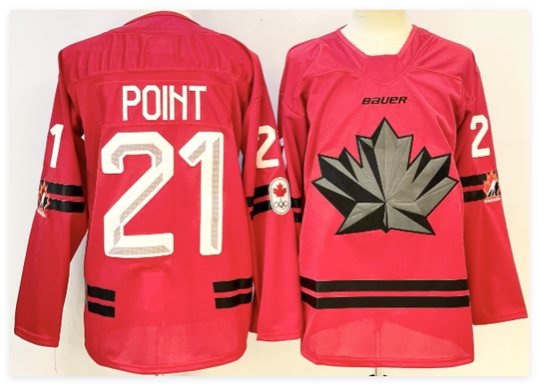 Men's Canada Hockey #21 Brayden Point Red Stitched Jersey Men's Canada Hockey #21 Brayden Point Red Stitched Jersey