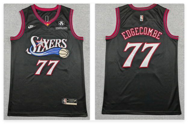 Men's Philadelphia 76ers #77 V. J. Edgecombe Royal 2025 Draft Icon Edition Stitched Jersey Men's Philadelphia 76ers #77 V. J. Edgecombe Royal 2025 Draft Icon Edition Stitched Jersey