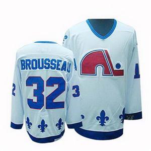 Quebec Nordiques 32 HUNTER white men nhl ice hockey  jerseys
