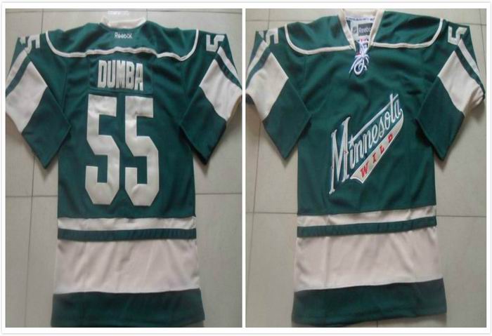 Reebok  Minnesota Wild 55 Mathew Dumba White nhl ice hockey  jerseys