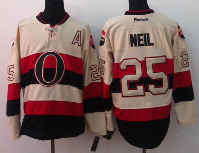 Reebok  Ottawa Senators 25 Chris Neil white men nhl ice hockey  jerseys