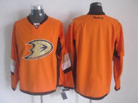 Reebok Anaheim Ducks blank orange men ice hockey nhl jerseys