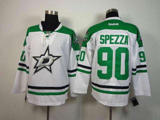 Reebok Dallas Stars #90 Jason Spezza White NHL Jerseys