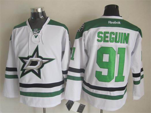 Reebok Dallas Stars #91 Tyler Seguin white NHL Jerseys
