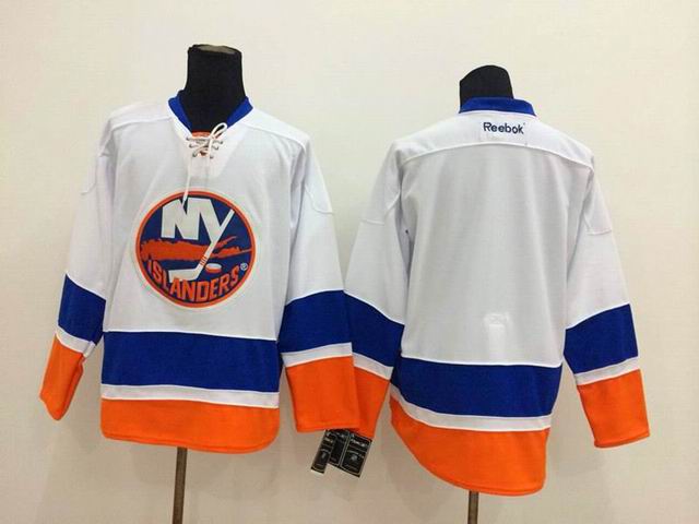 Reebok New York Islanders blank White nhl ice hockey  jerseys
