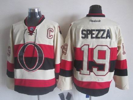 Reebok Ottawa Senators 19 Jason Spezza White men nhl ice hockey  jerseys