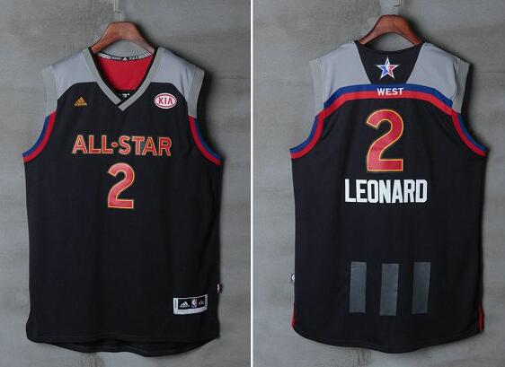 San Antonio Spurs 2 Kawhi Leonard NBA basketball 2017 NBA All Star Jersey