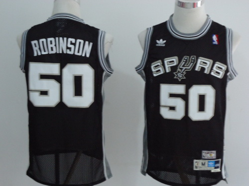 San Antonio Spurs 50 ROBINSON Adidas men nba basketball jerseys
