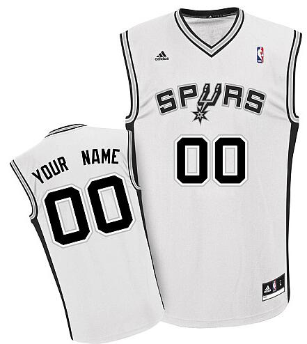 San Antonio Spurs New white adidas Home Jersey custom any name number
