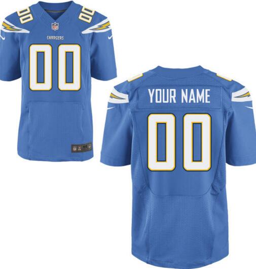 San Diego Chargers Nike Powder Blue Custom Elite Jersey for Men women youth kids