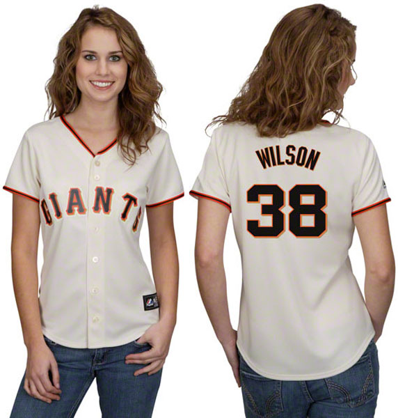 San Francisco Giants 38# WILSON mlb women jersey