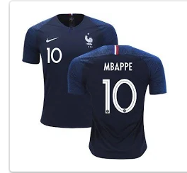 Men  France world cup jersey #10 Mbappe jersey