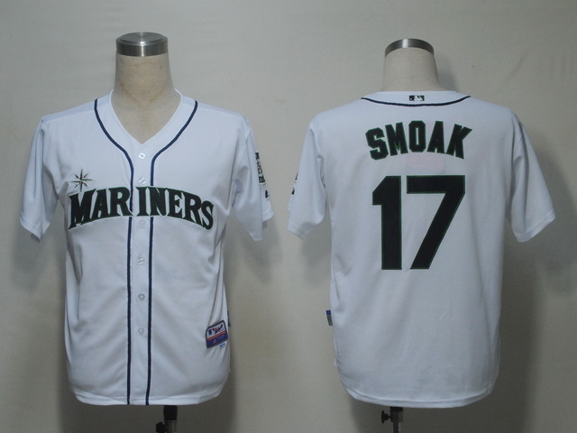 Seattle Mariners 17 Smoak White men mlb baseball jerseys